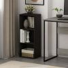 3-Tier Open Shelf Bookcase, Blackwood