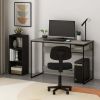 3-Tier Open Shelf Bookcase, Blackwood