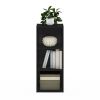3-Tier Open Shelf Bookcase, Blackwood